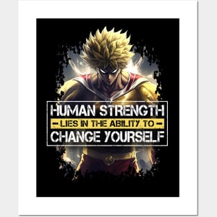 Super Hero Motivation Quotes - Anime Shirt Posters and Art